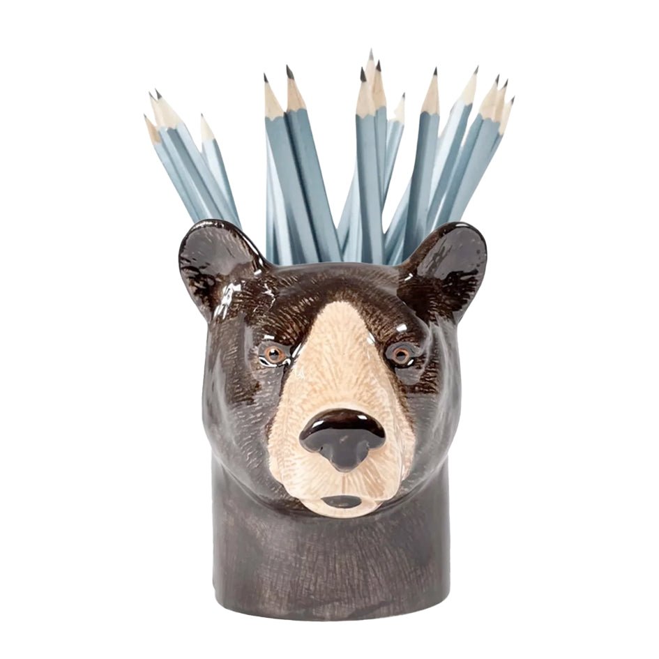 Bruine Beer Pennenpot - Quail Ceramics - SuperMatique