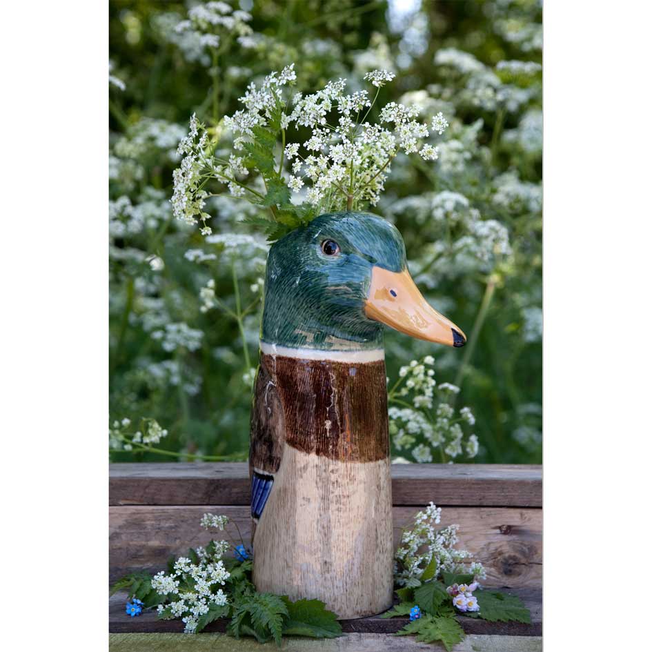 Eend Bloemenvaas - Quail Ceramics - SuperMatique