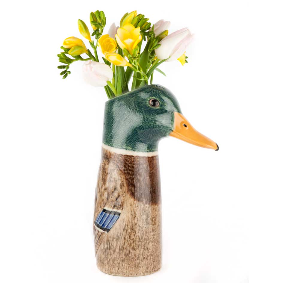 Eend Bloemenvaas - Quail Ceramics - SuperMatique