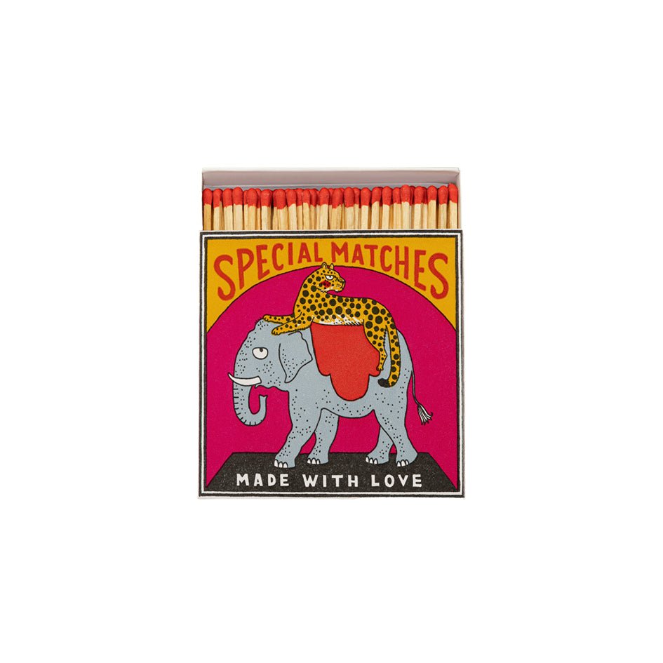 Elephant and Cheetah Luciferdoosje - Archivist Gallery - SuperMatique