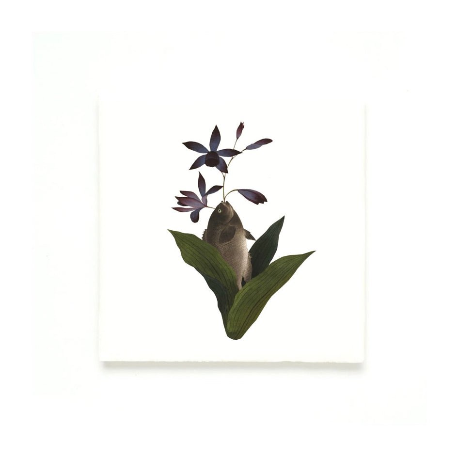Keramiek Wandtegel Collage Naturalis - Collectie - The Vulcano - Lylies - SuperMatique
