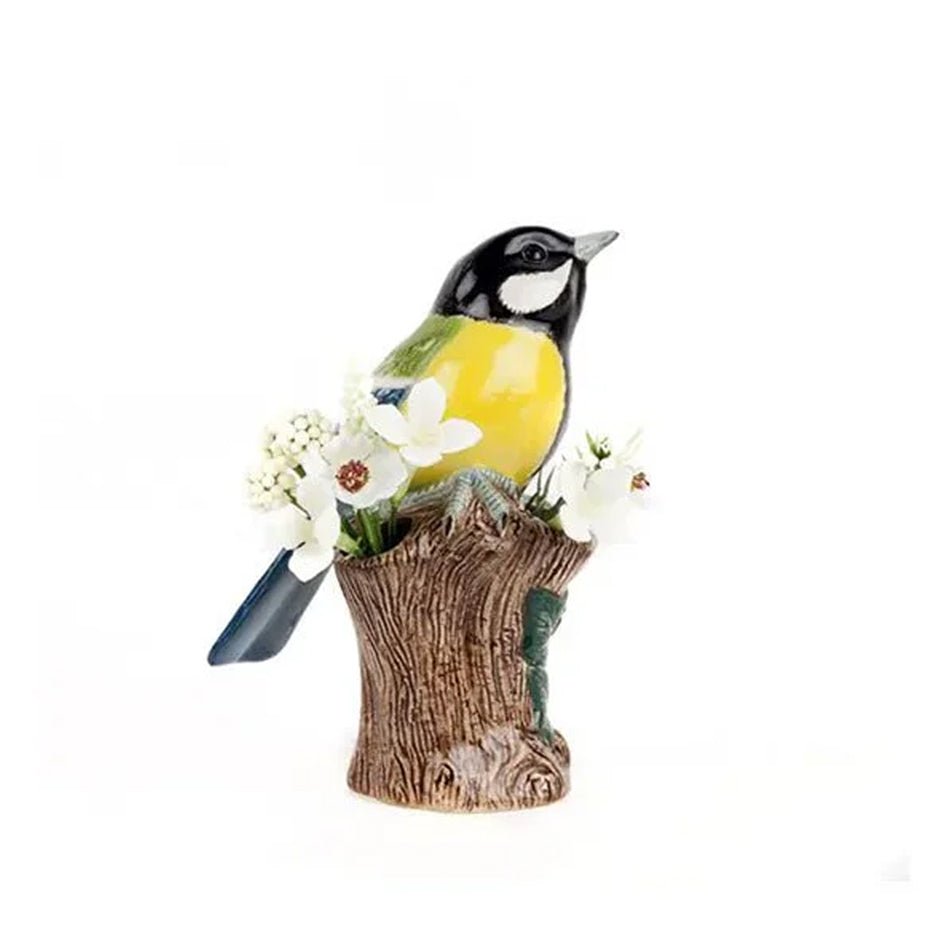 Koolmees Klein Bloemenvaasje - Quail Ceramics - SuperMatique