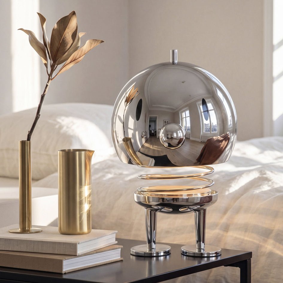 Large Bumble LED-Lamp Chrome - Hoptimist - SuperMatique