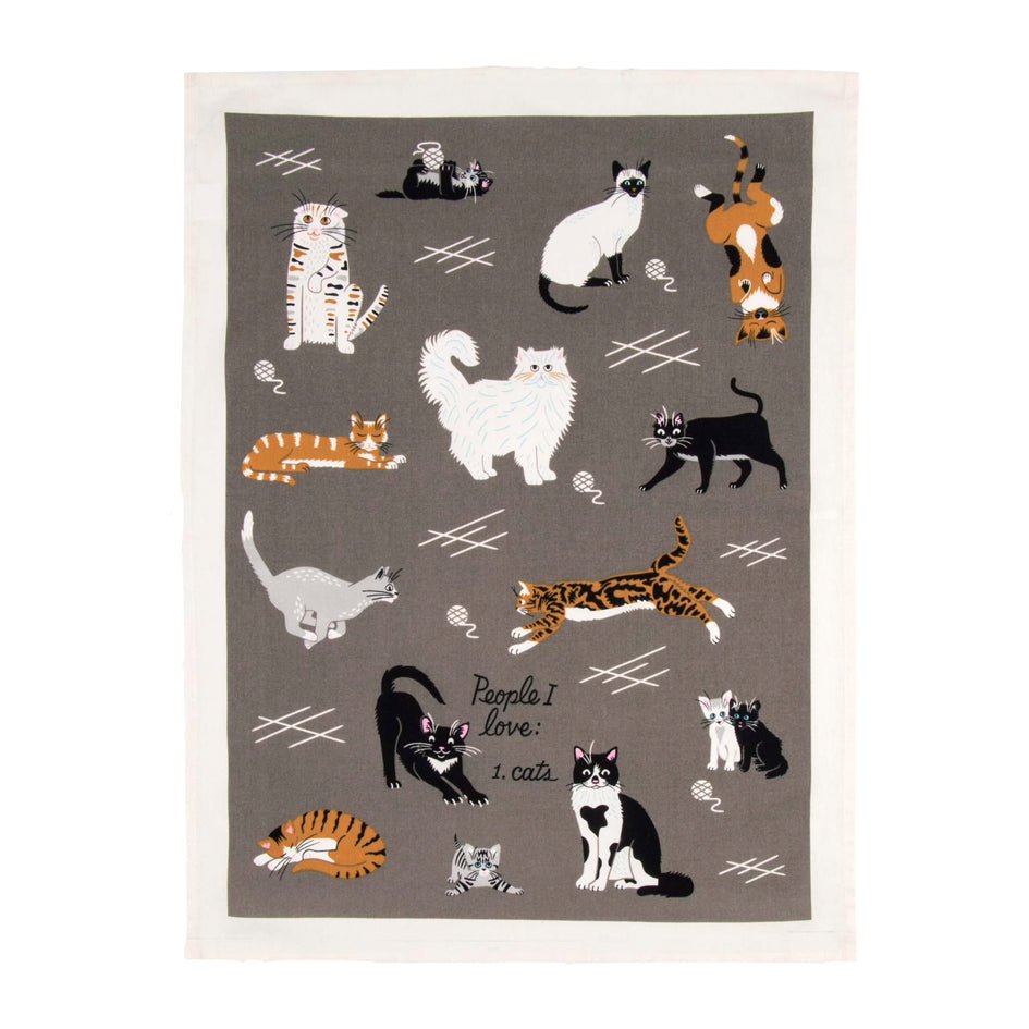 'People I Love: Cats' Theedoek - Incognito - SuperMatique