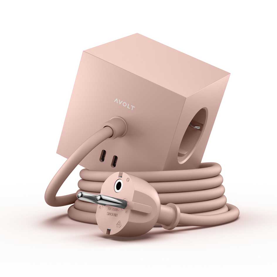 Square 1 Stekkerdoos Met USB - C Aansluiting - Avolt - SuperMatique