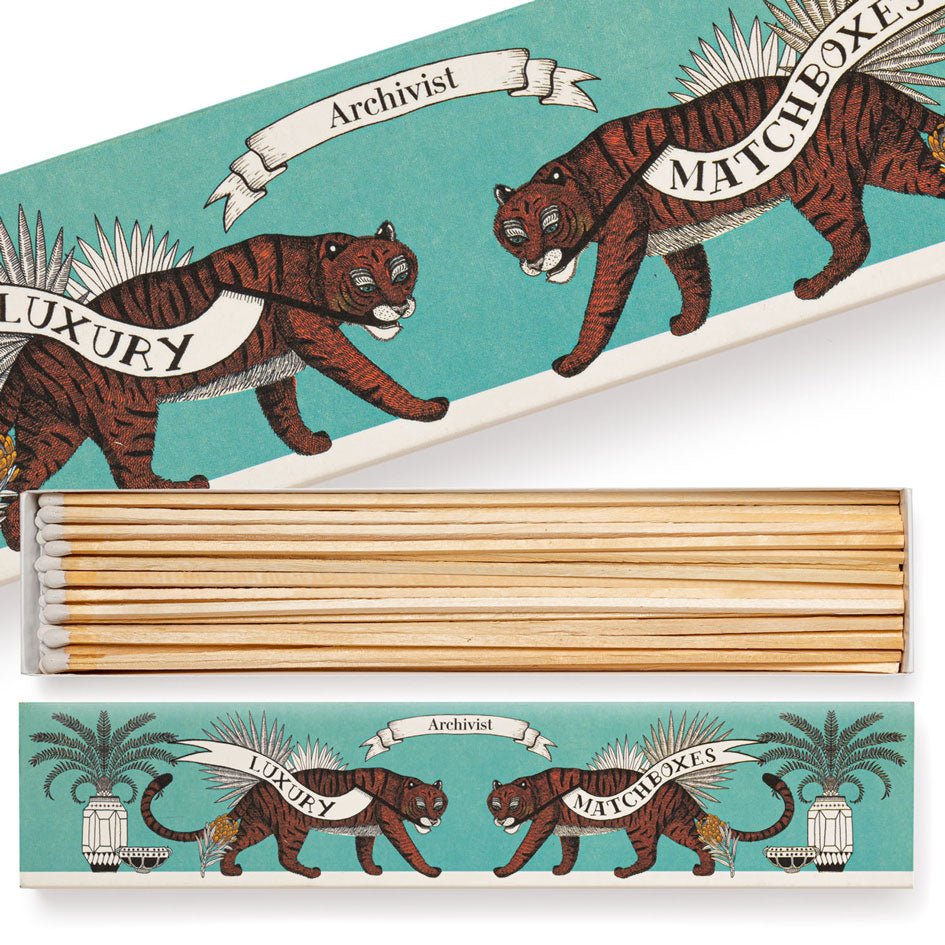 Tiger Luxury Matches XXL Luciferdoosje - Archivist Gallery - SuperMatique