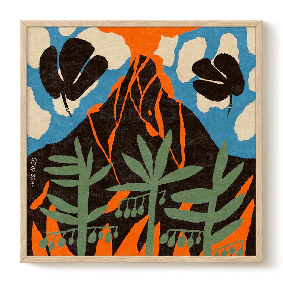 'Volcano' Art Print - Enikő Eged - SuperMatique
