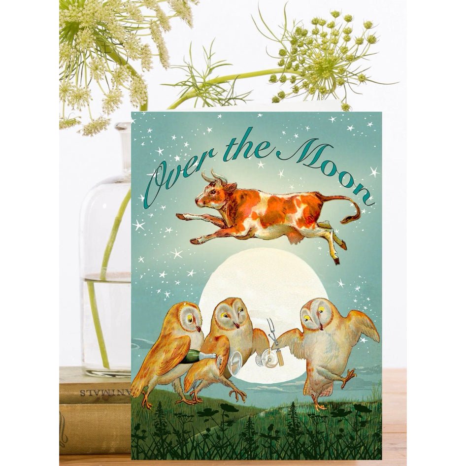 Wenskaart 'and the Cow jumped Over the Moon' - Madame Treacle - SuperMatique