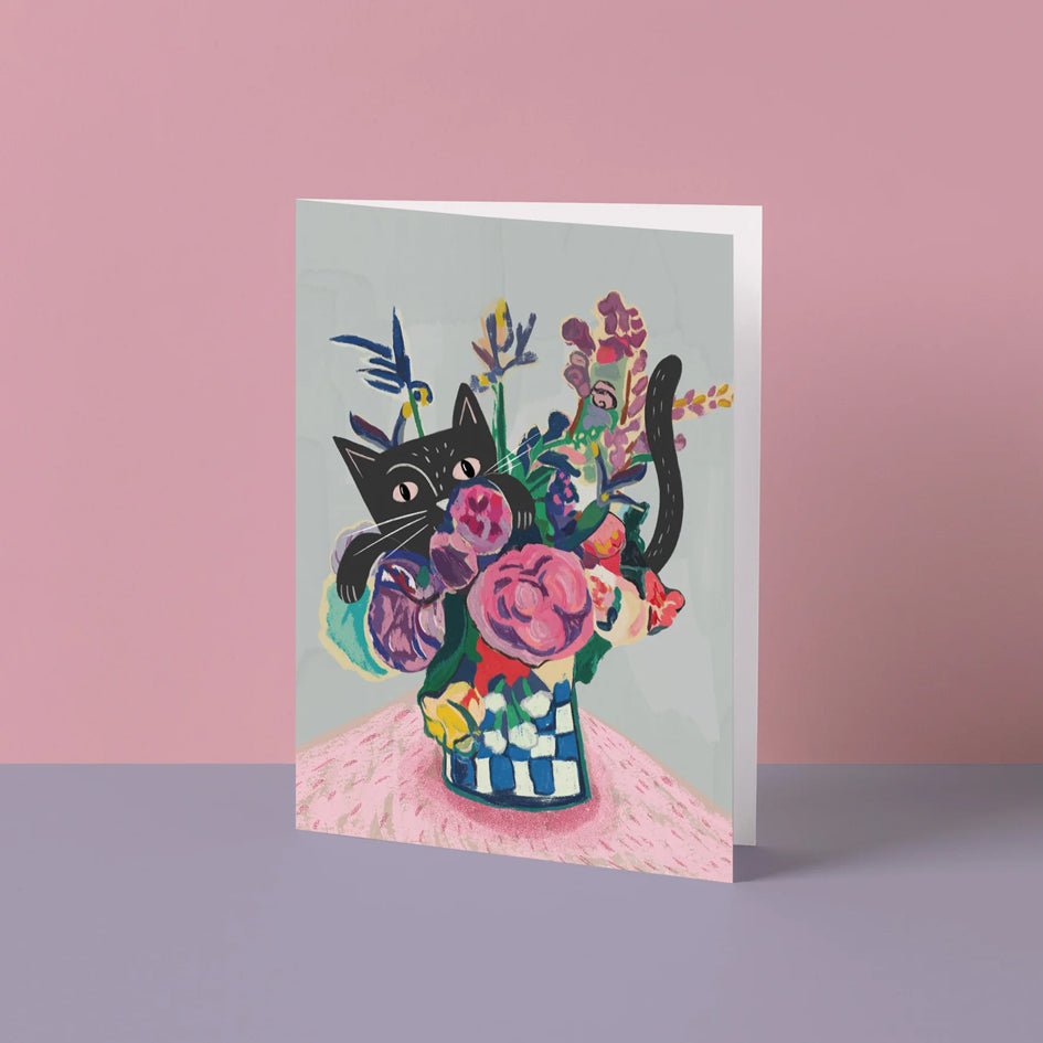 Wenskaart Catisse Peonies - Niaski - SuperMatique