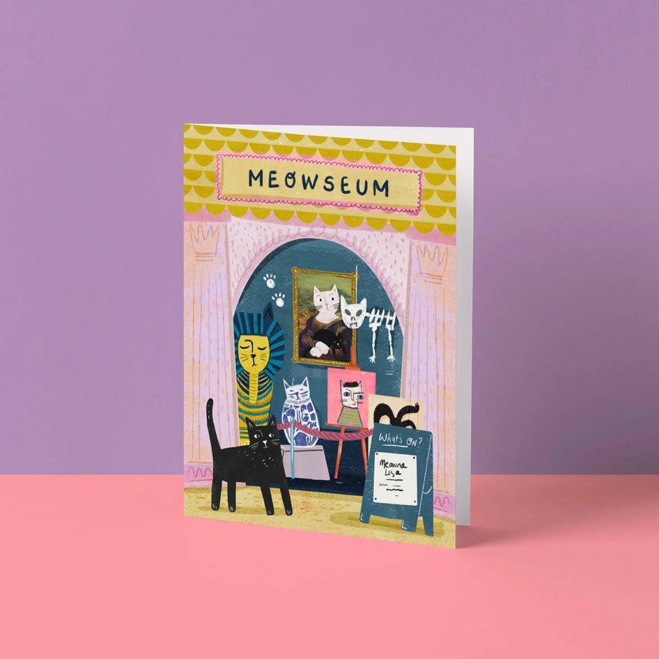 Wenskaart Meowseum - Niaski - SuperMatique