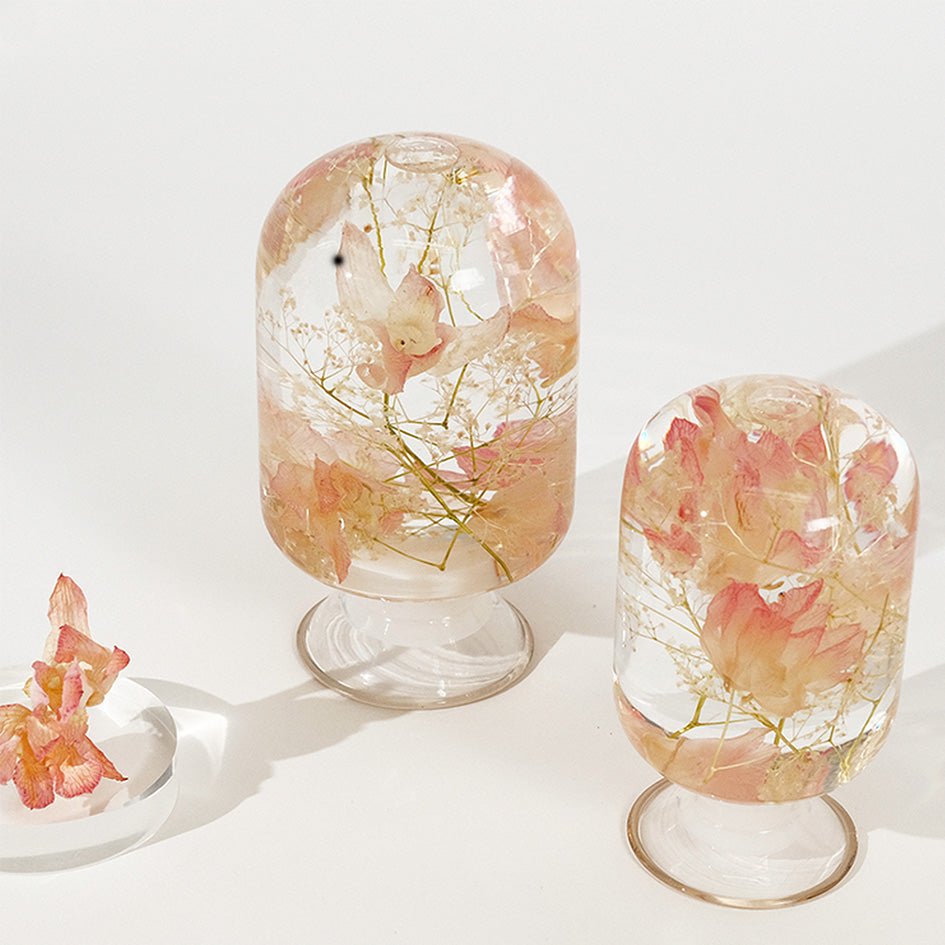 Roze Orchidee Herbarium Presse-Papier - SuperMatique