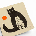 'Contrast' Zwarte en Witte Kat Art Print - Enikő Eged - SuperMatique