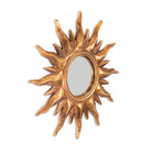 Convexe Spiegel Zon Antiek Gouden Lijst Medium / MK188 -SuperMatique - SuperMatique