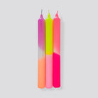 Dip Dye Neon Summer Breeze kaarsen - Pink Stories - SuperMatique