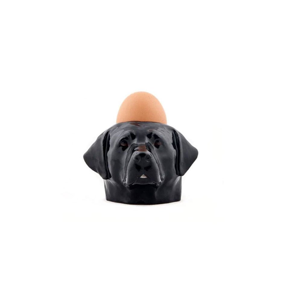 Labrador Zwart Eierdopje Quail Ceramics - SuperMatique