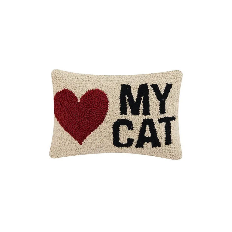 'Love My Cat' Handgeknoopt Sierkussen - SuperMatique - SuperMatique