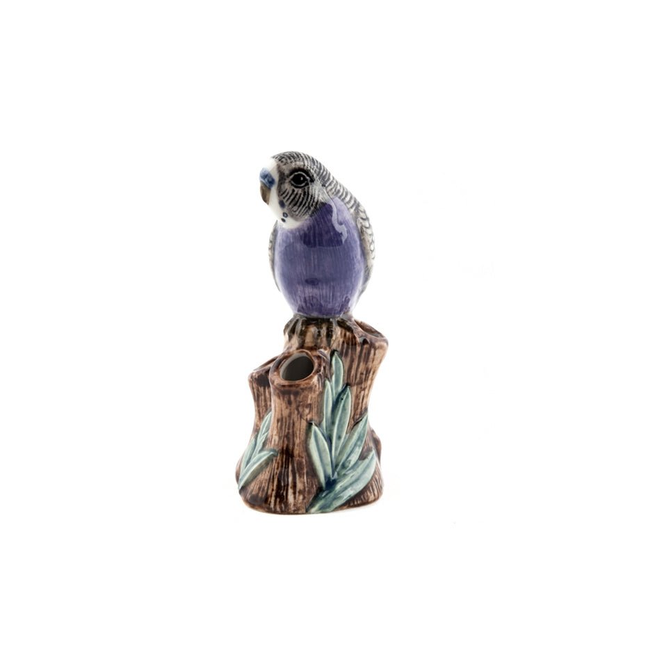 Parkiet Paars Klein Bloemenvaasje - Quail Ceramics - SuperMatique