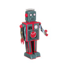 Robot Spiraal Haar Grijs met Rood - SuperMatique