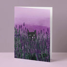 Wenskaart Lavender Cat - Niaski - SuperMatique