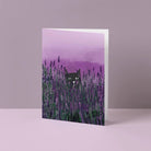 Wenskaart Lavender Cat - Niaski - SuperMatique
