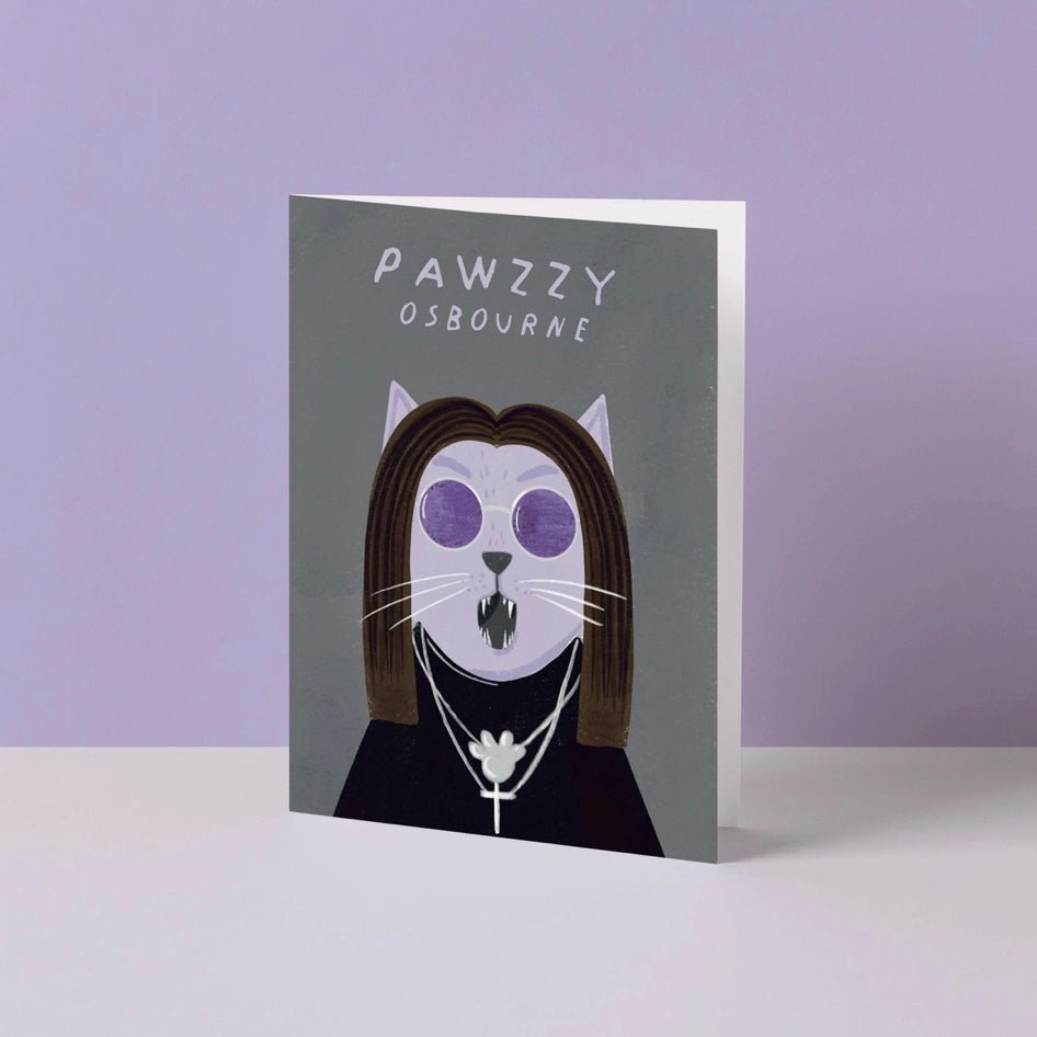 Wenskaart Pawzzy Osbourne - Niaski - SuperMatique