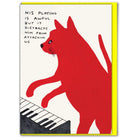 Wenskaart "Playing is Awful" - David Shrigley x Brainbox Candy - SuperMatique