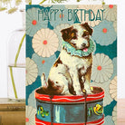 Wenskaart Terrier 'Happy Birthday' - Madame Treacle - SuperMatique