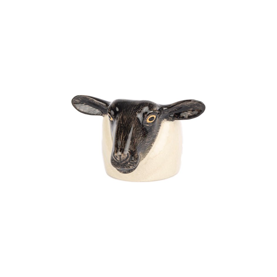 Zwart-Wit Schaap Eierdopje - Quail Ceramics - SuperMatique