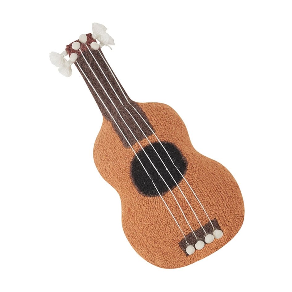 Gitaar handgeknoopt kussen - SuperMatique