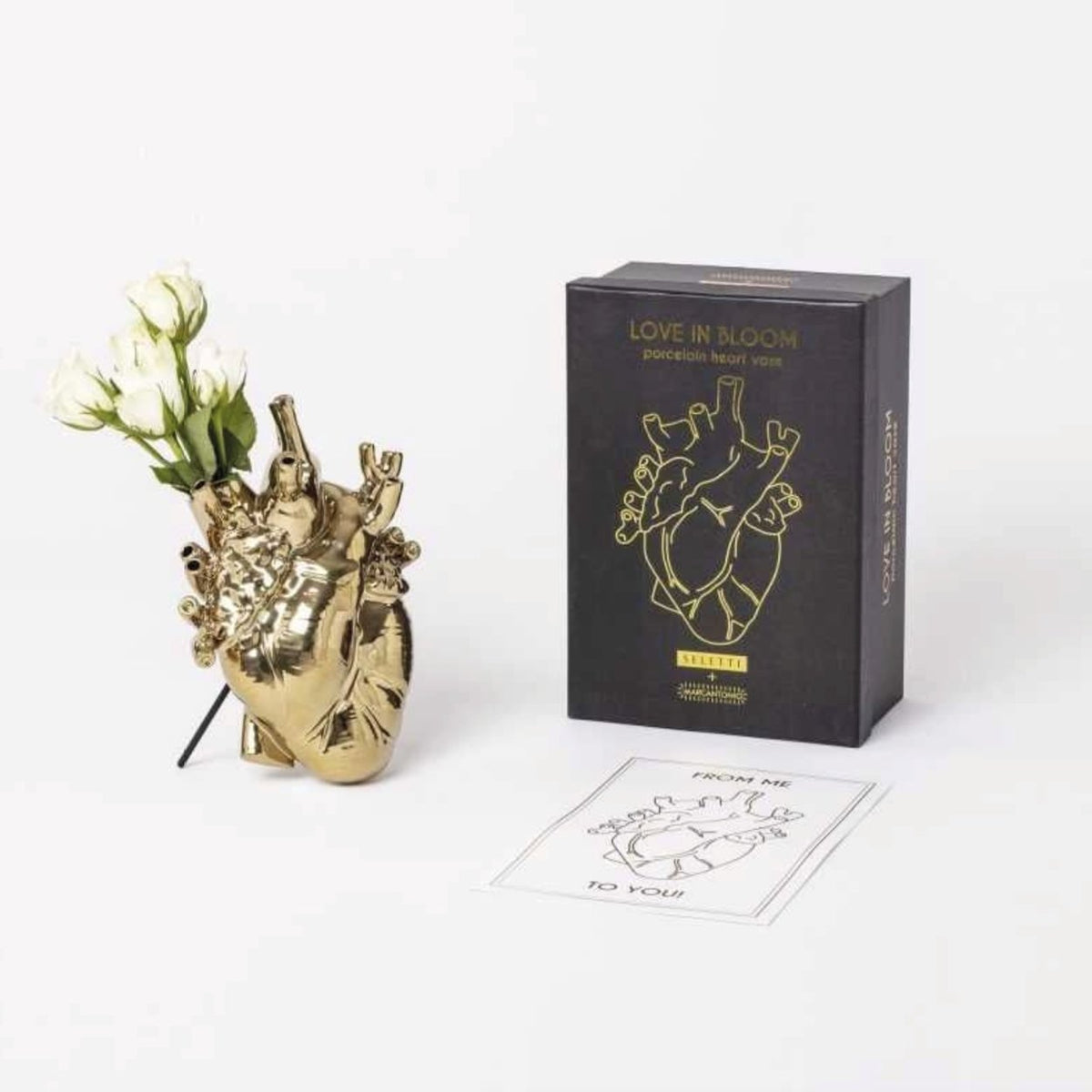 Love in Bloom vaas goud - SuperMatique