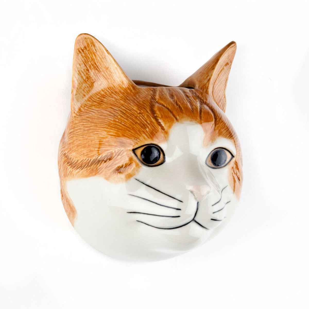 Rood met wit Kat Squash Wandvaas Quail Ceramics - SuperMatique